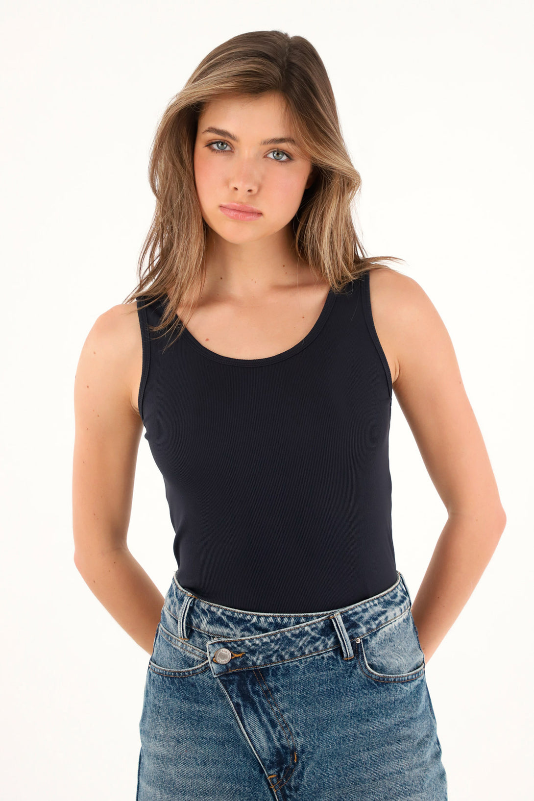 Women's Fitted Black T-Shirt