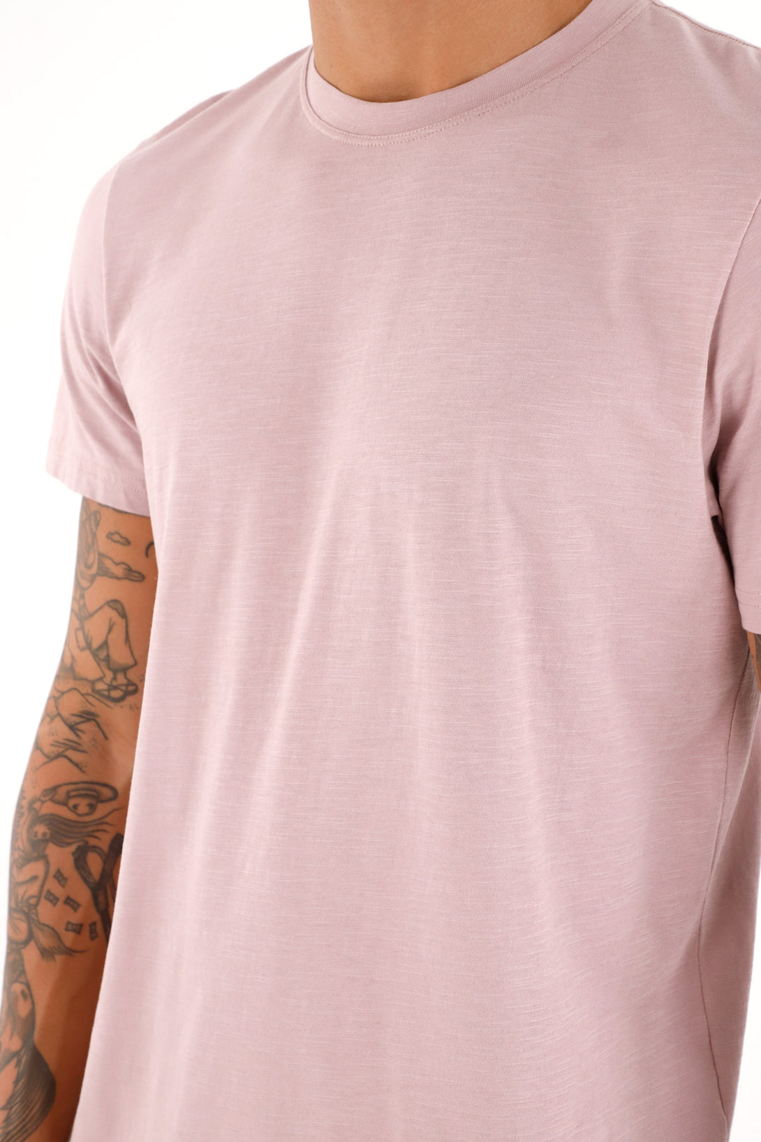 Purple Jersey Fabric T-Shirt for Men