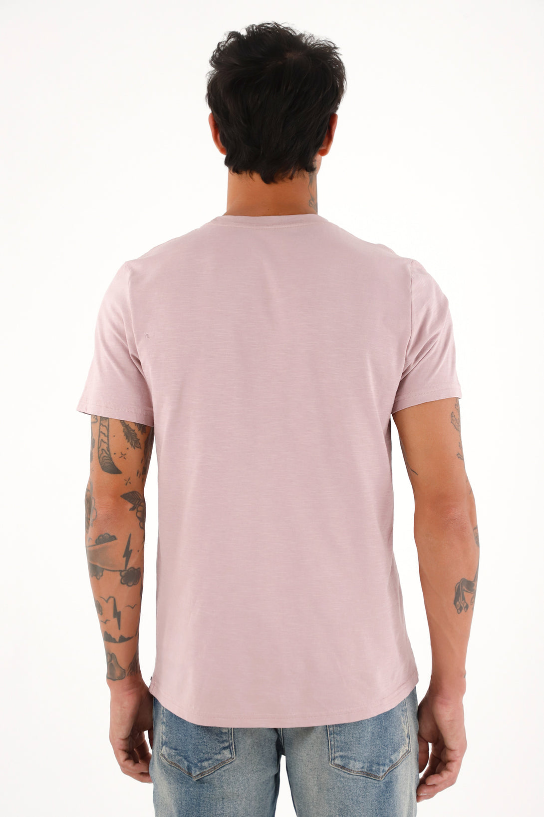 Purple Jersey Fabric T-Shirt for Men