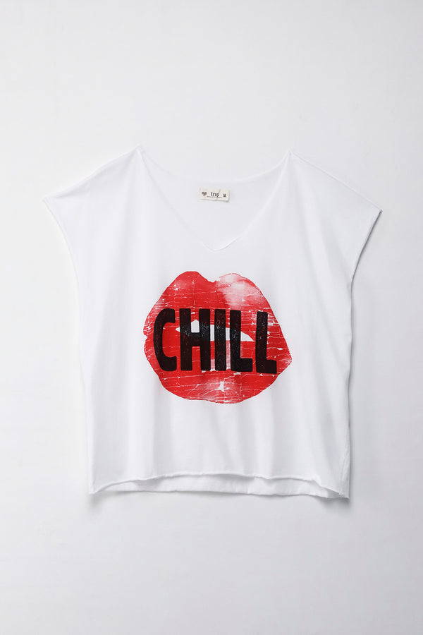 Women's White Boxy Fit T-Shirt