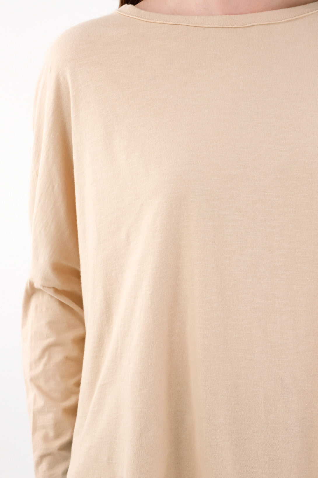 Women's Long Sleeve Brown T-Shirt