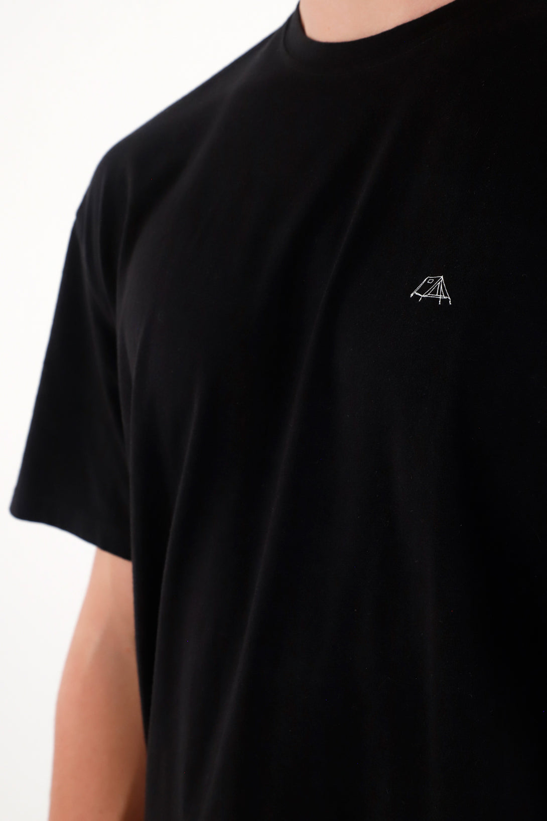 Men's Black Graphic Back Tee