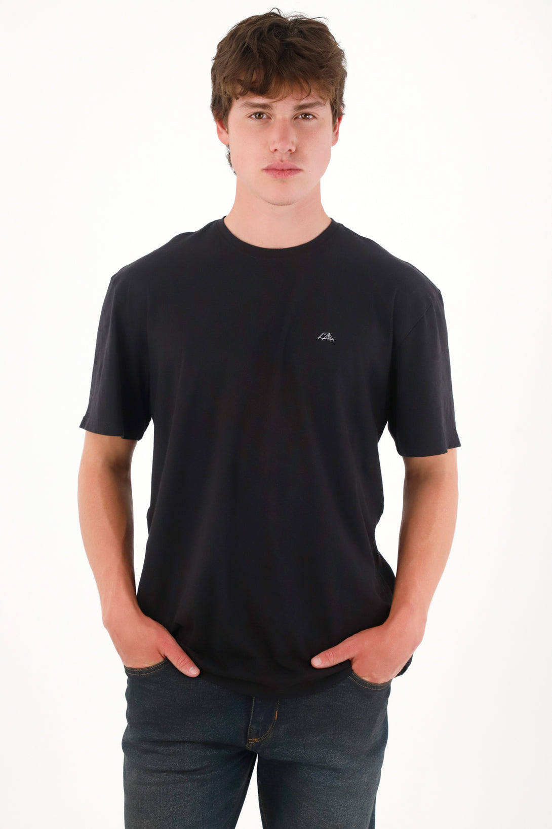 Men's Black Graphic Back Tee