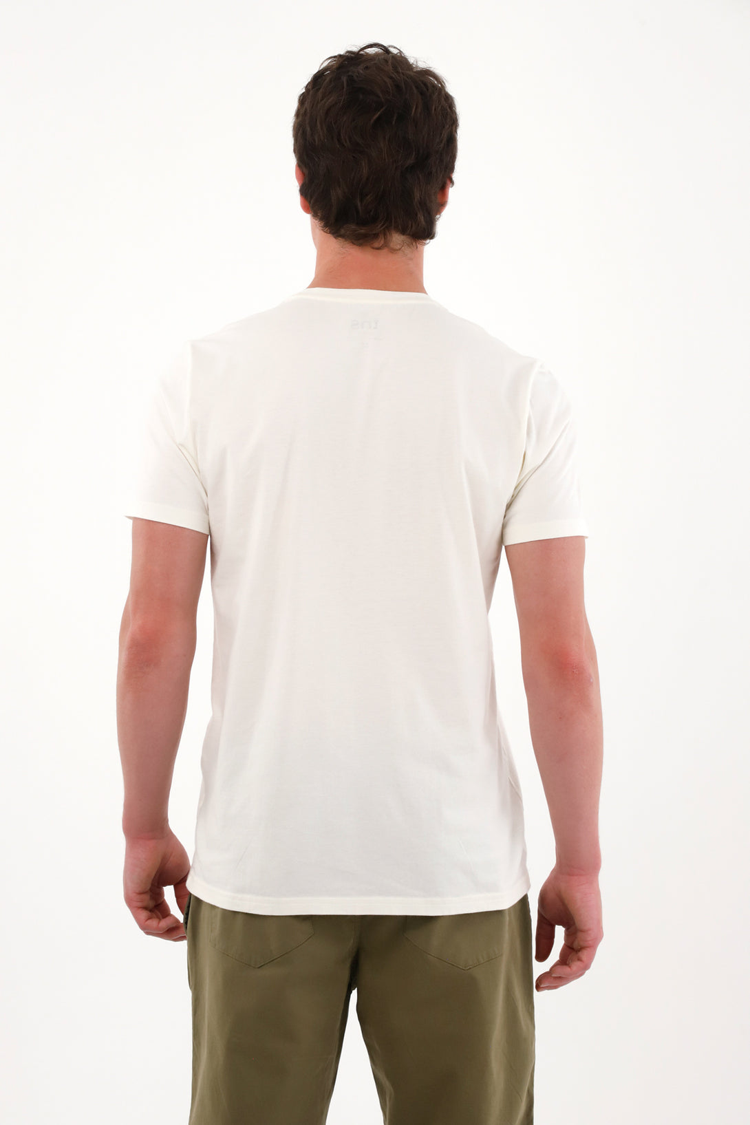 Camiseta con bolsillo de tapa crudo para hombre
