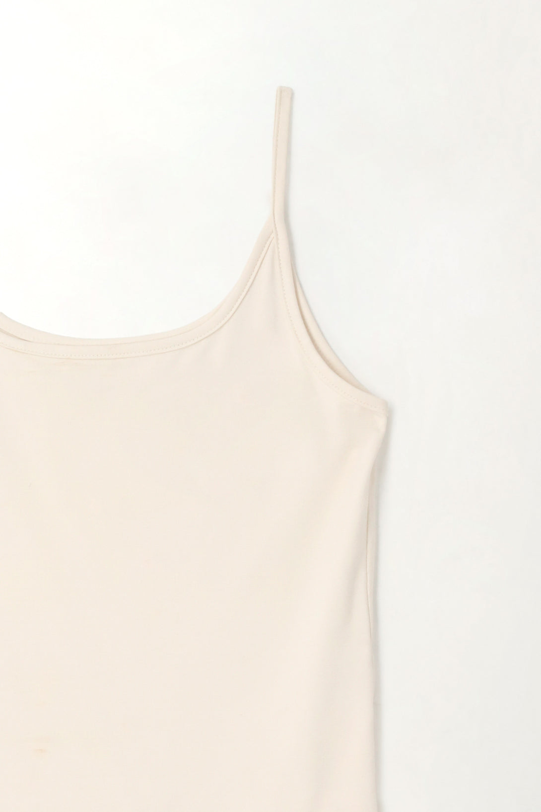 Camiseta en rib ajustada azul para mujer