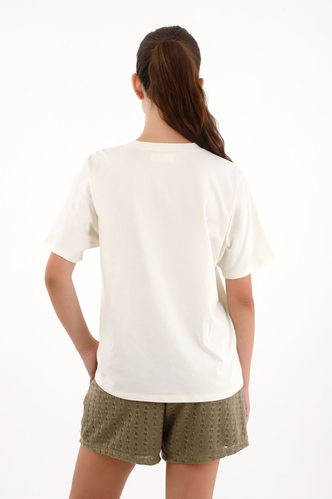 Women's 100% Cotton Pocket T-Shirt