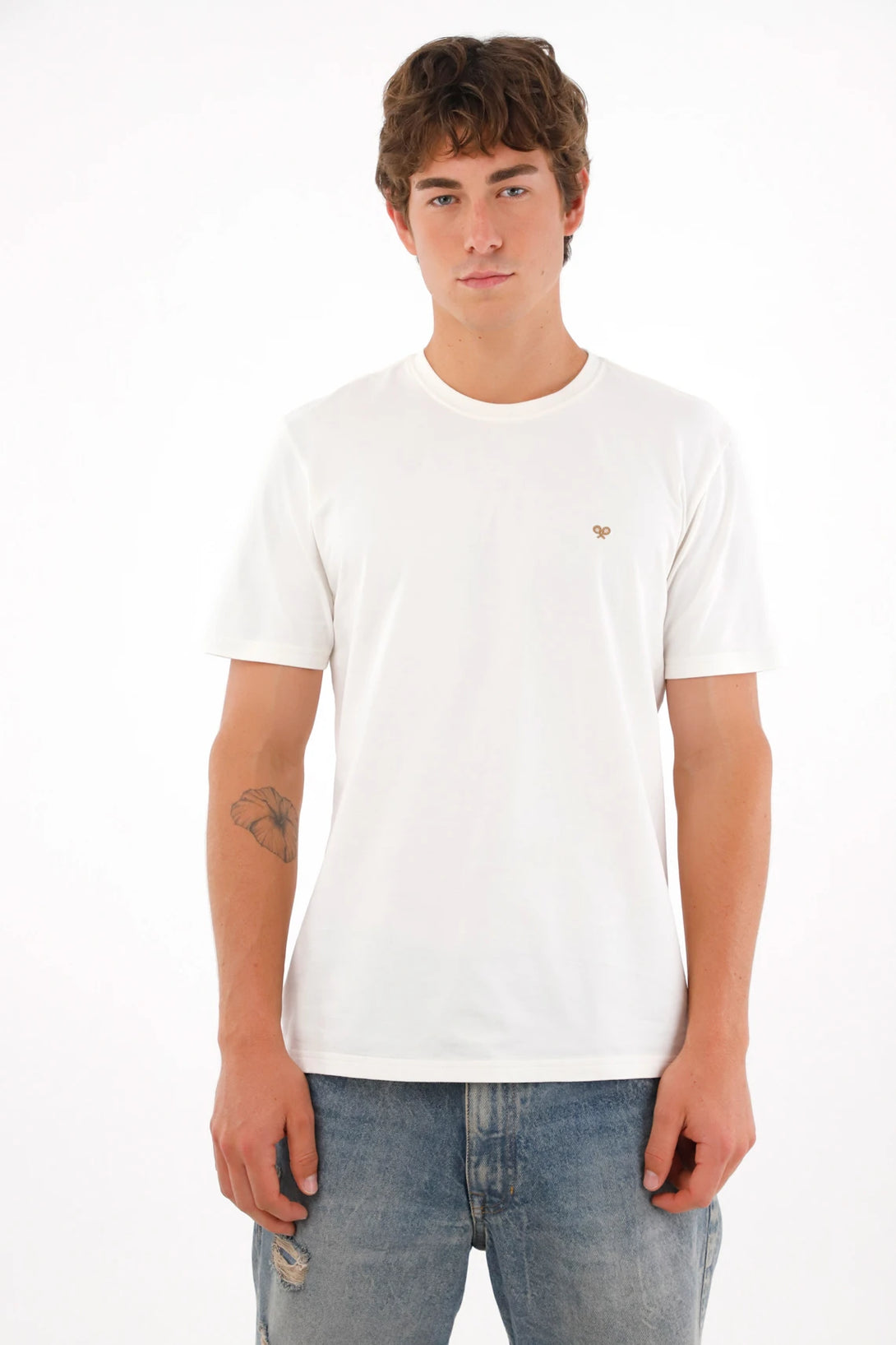 Men's raw anti-pilling T-shirt