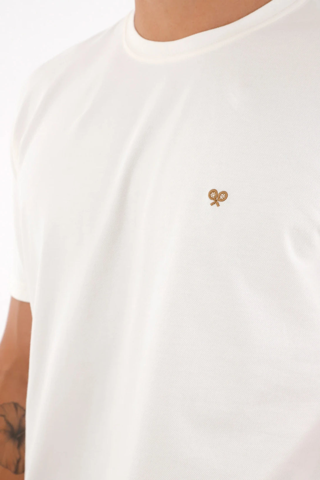 Men's raw anti-pilling T-shirt