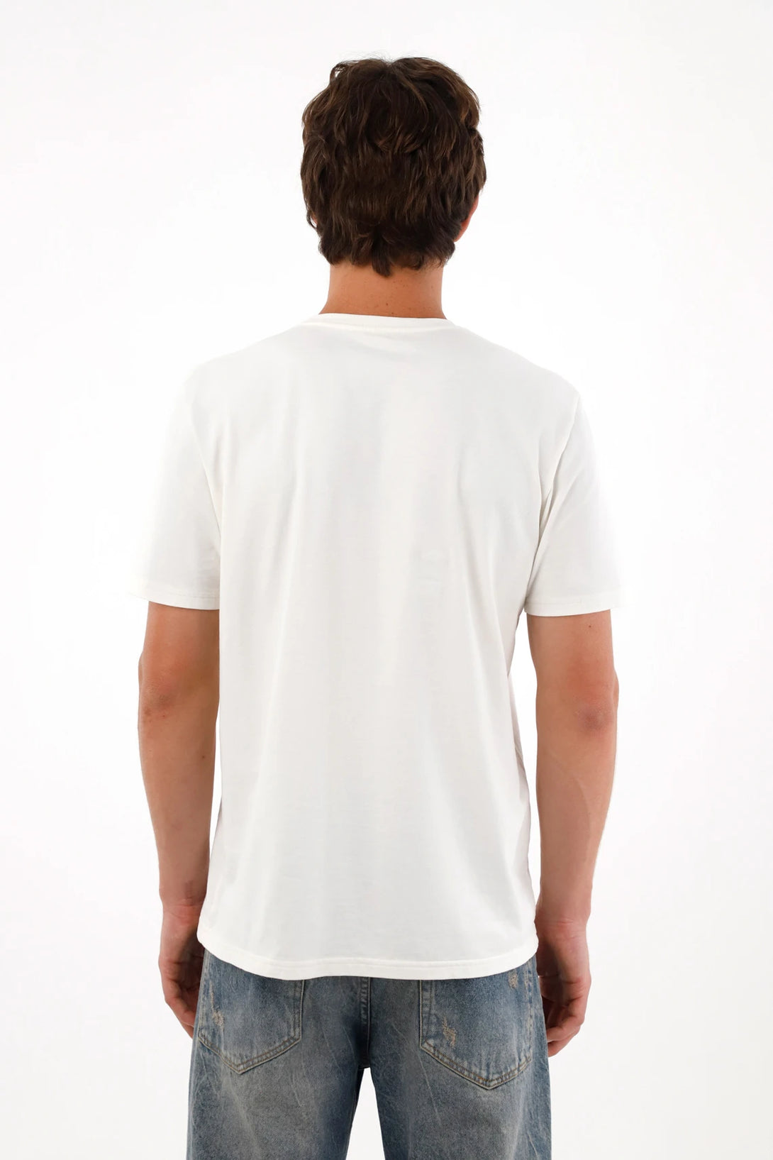 Men's raw anti-pilling T-shirt