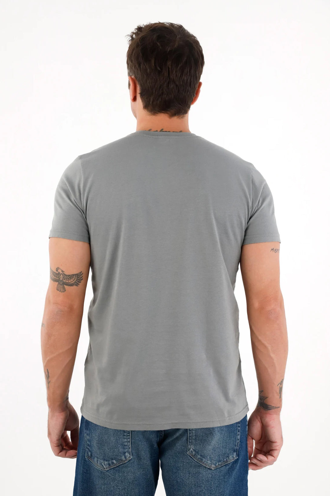 Camiseta básica manga corta para hombre