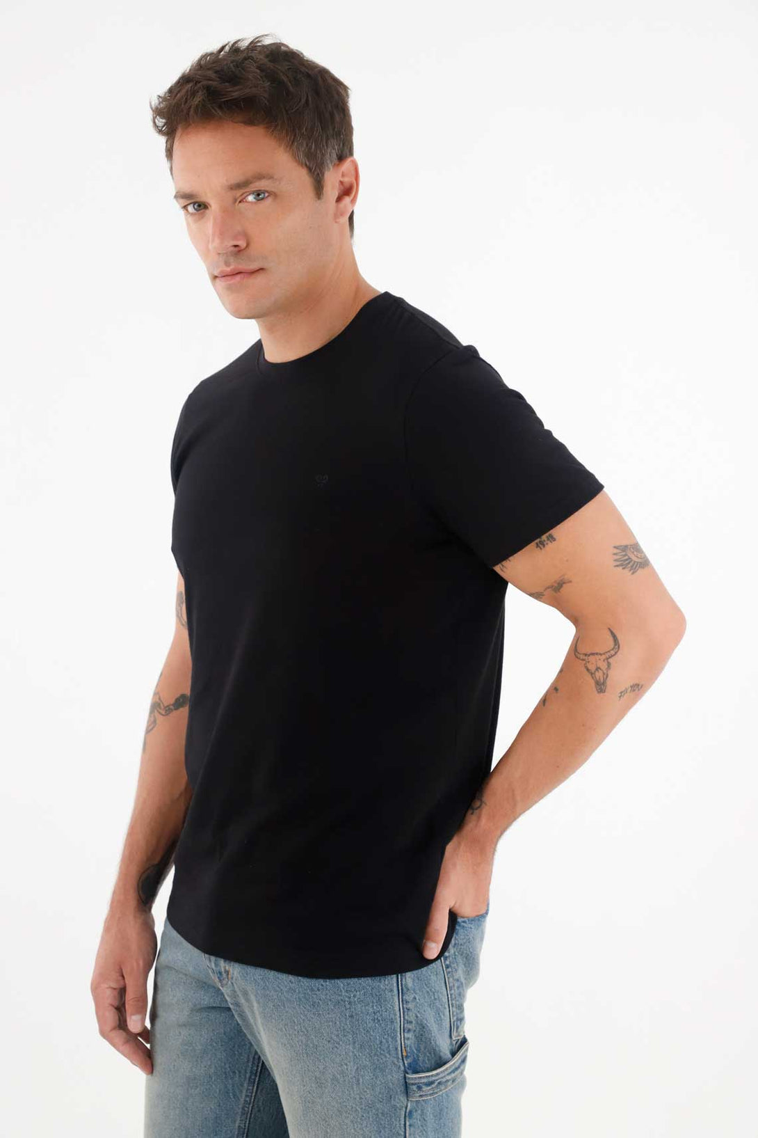Traditional T-Shirt with Racket for Men