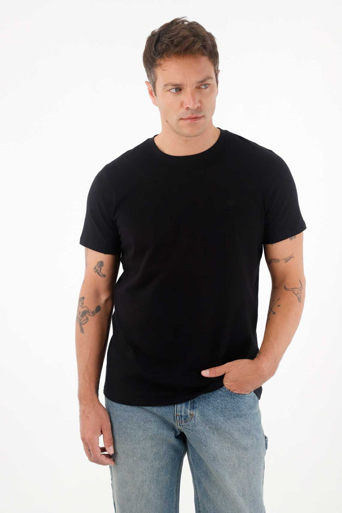 Traditional T-Shirt with Racket for Men