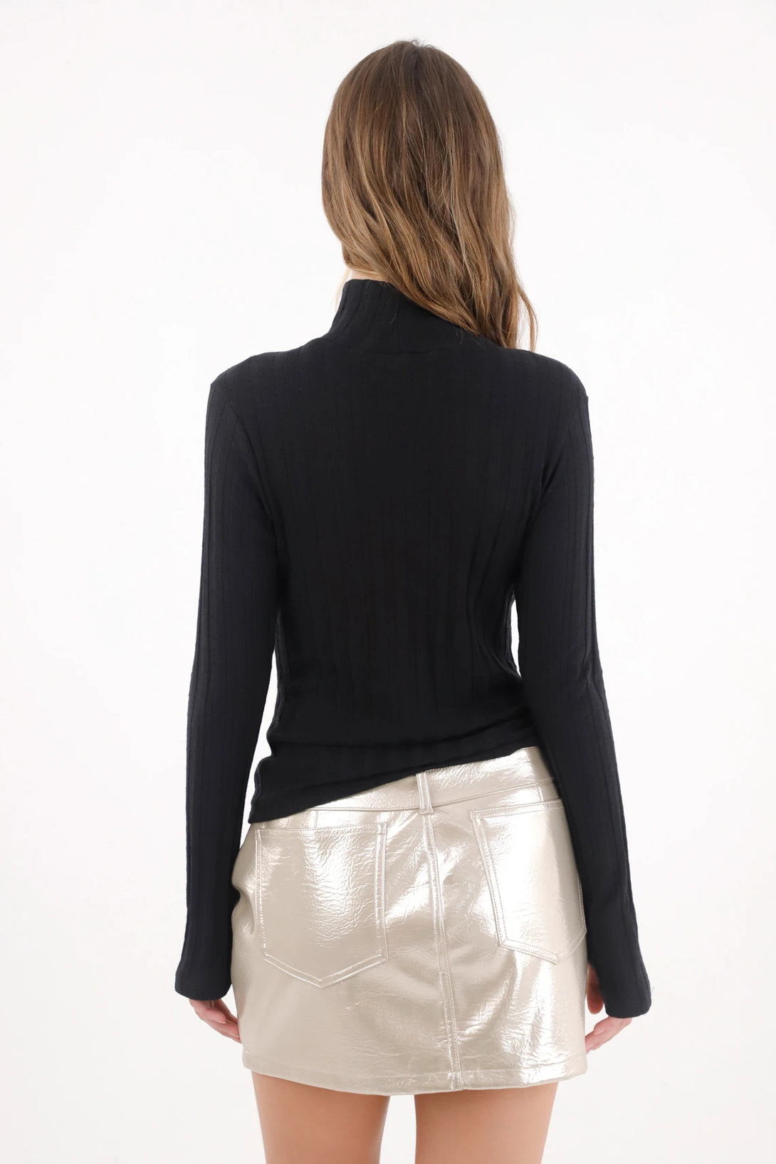 T-Shirt with Thumbhole in Off-White for Women