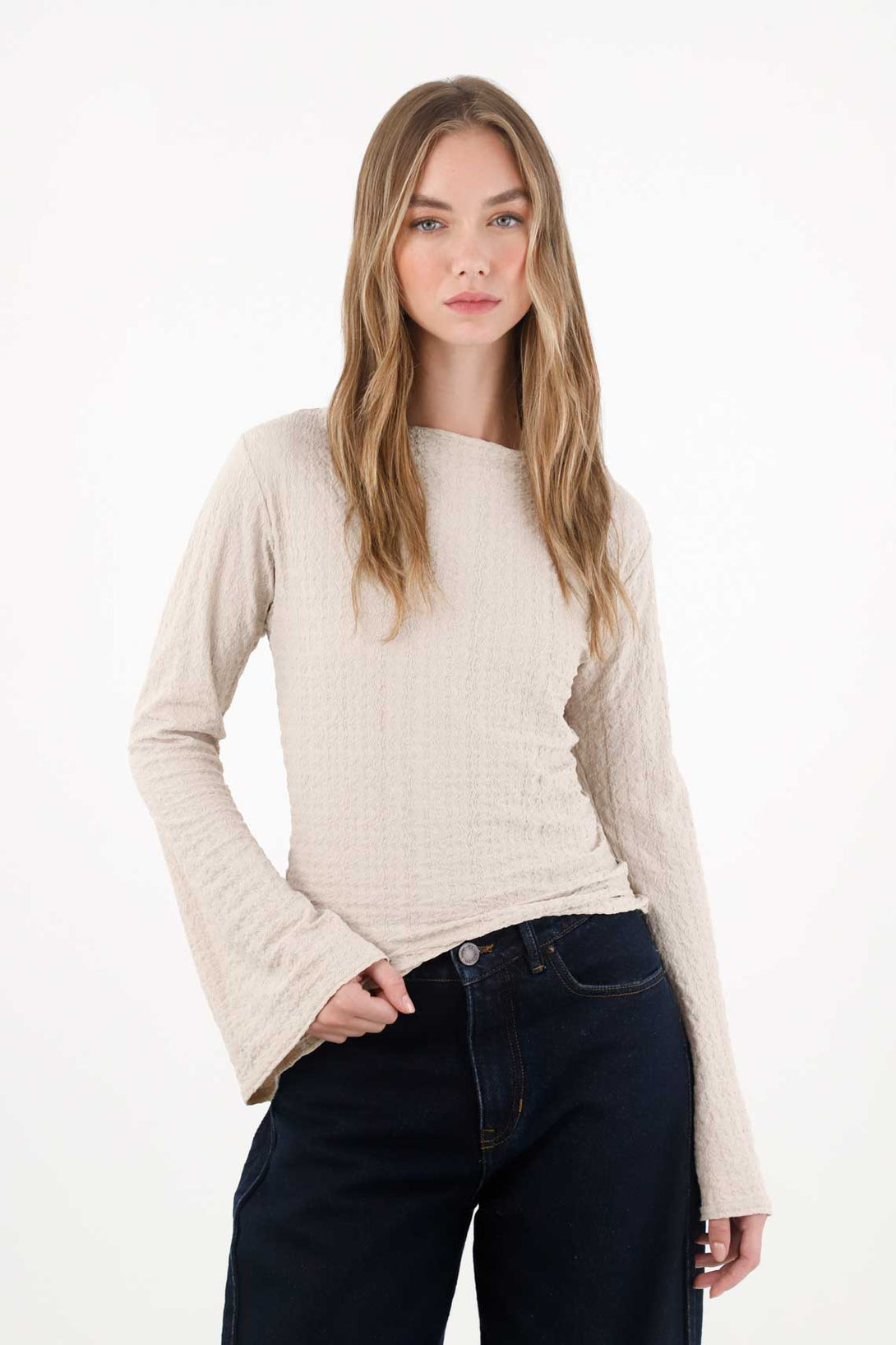 T-Shirt with V-Hem Animal Print for Women