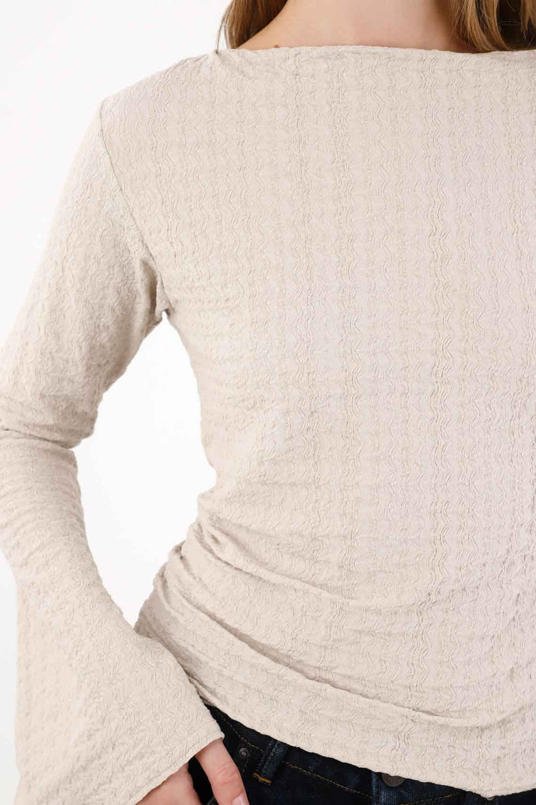 T-Shirt with V-Hem Animal Print for Women