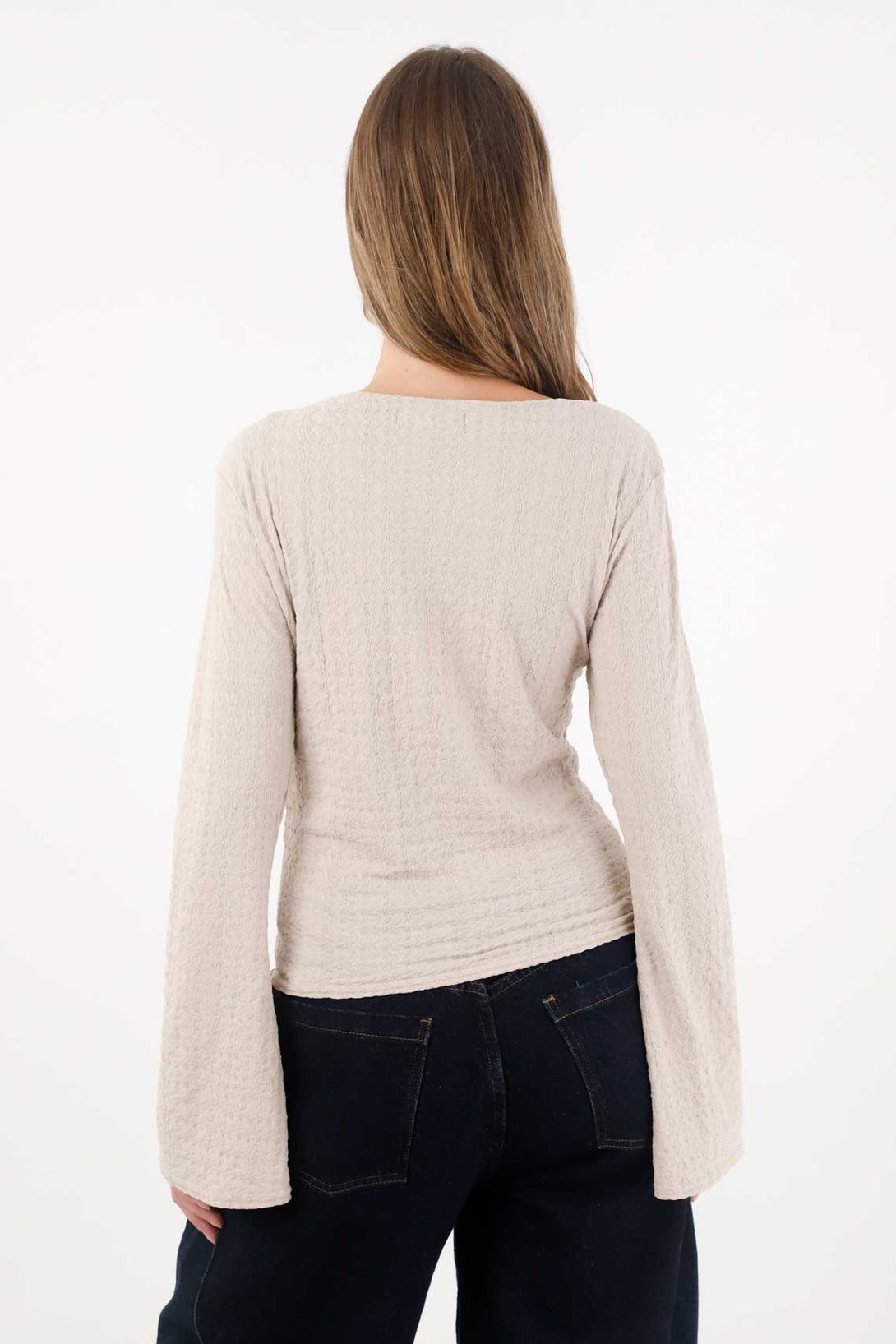 T-Shirt with V-Hem Animal Print for Women