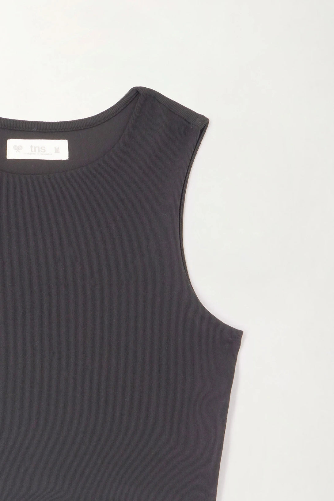 Gray Rib Crop T-Shirt for Women