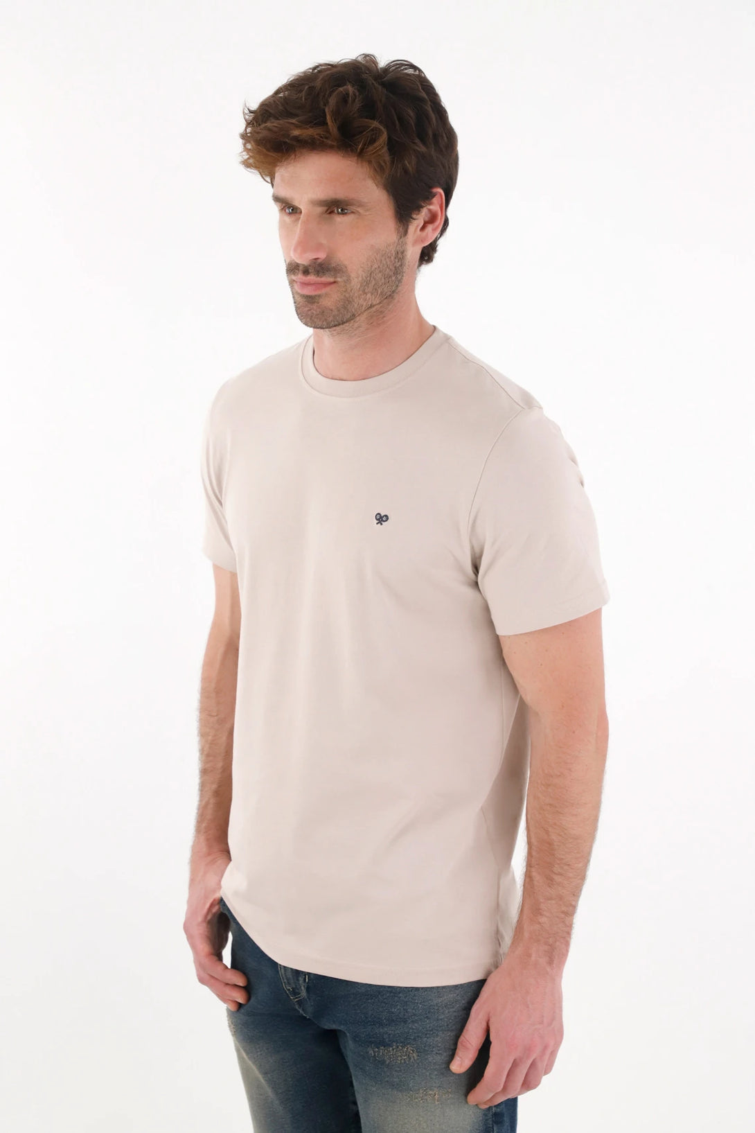 Short Sleeve Brown T-Shirt for Men