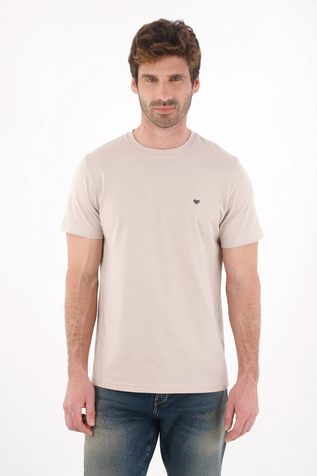 Short Sleeve Brown T-Shirt for Men
