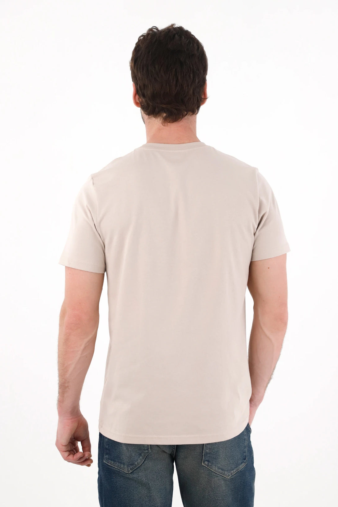 Short Sleeve Brown T-Shirt for Men