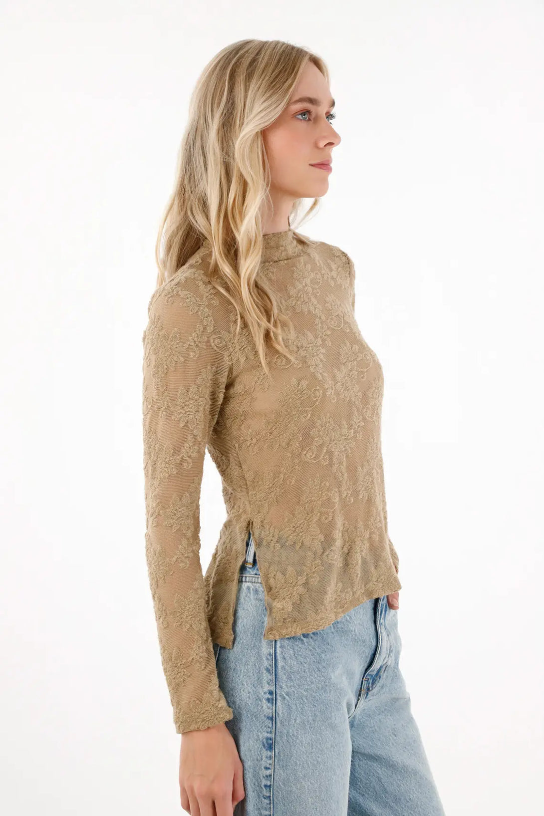 Animal Print Velvet T-Shirt for Women