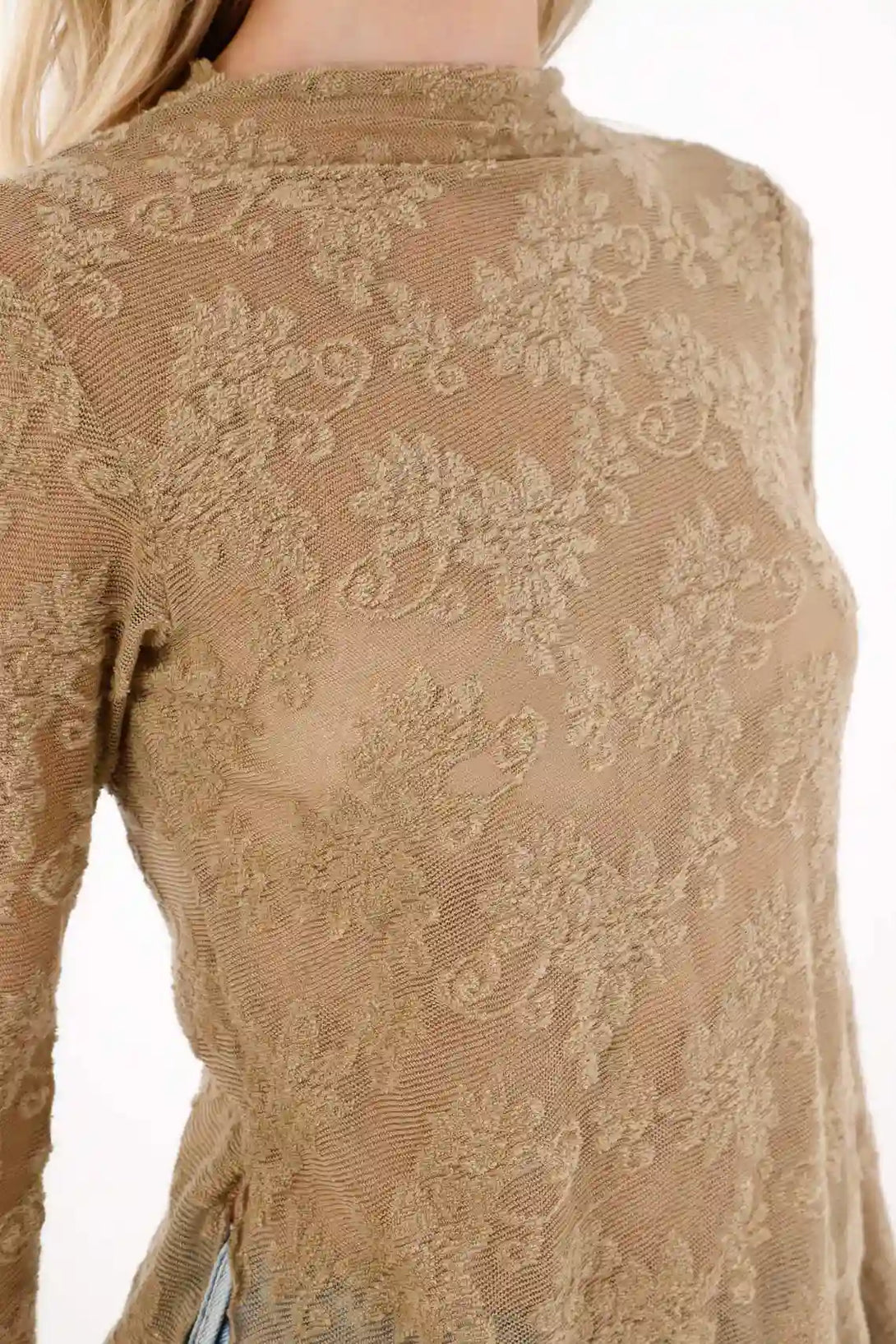 Animal Print Velvet T-Shirt for Women