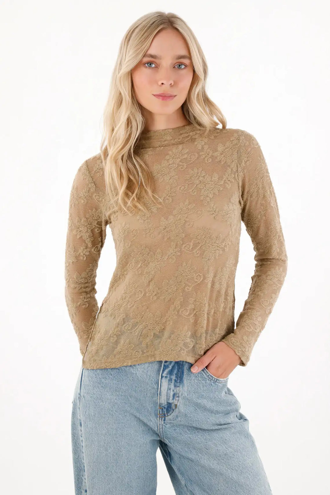 Animal Print Velvet T-Shirt for Women