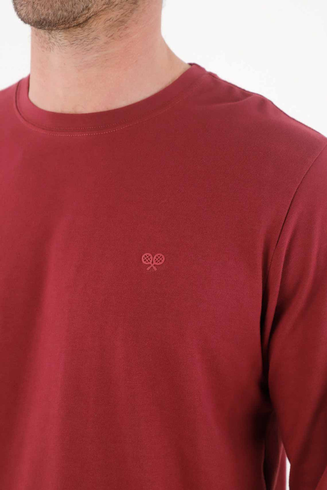 Red Long Sleeve T-Shirt for Men