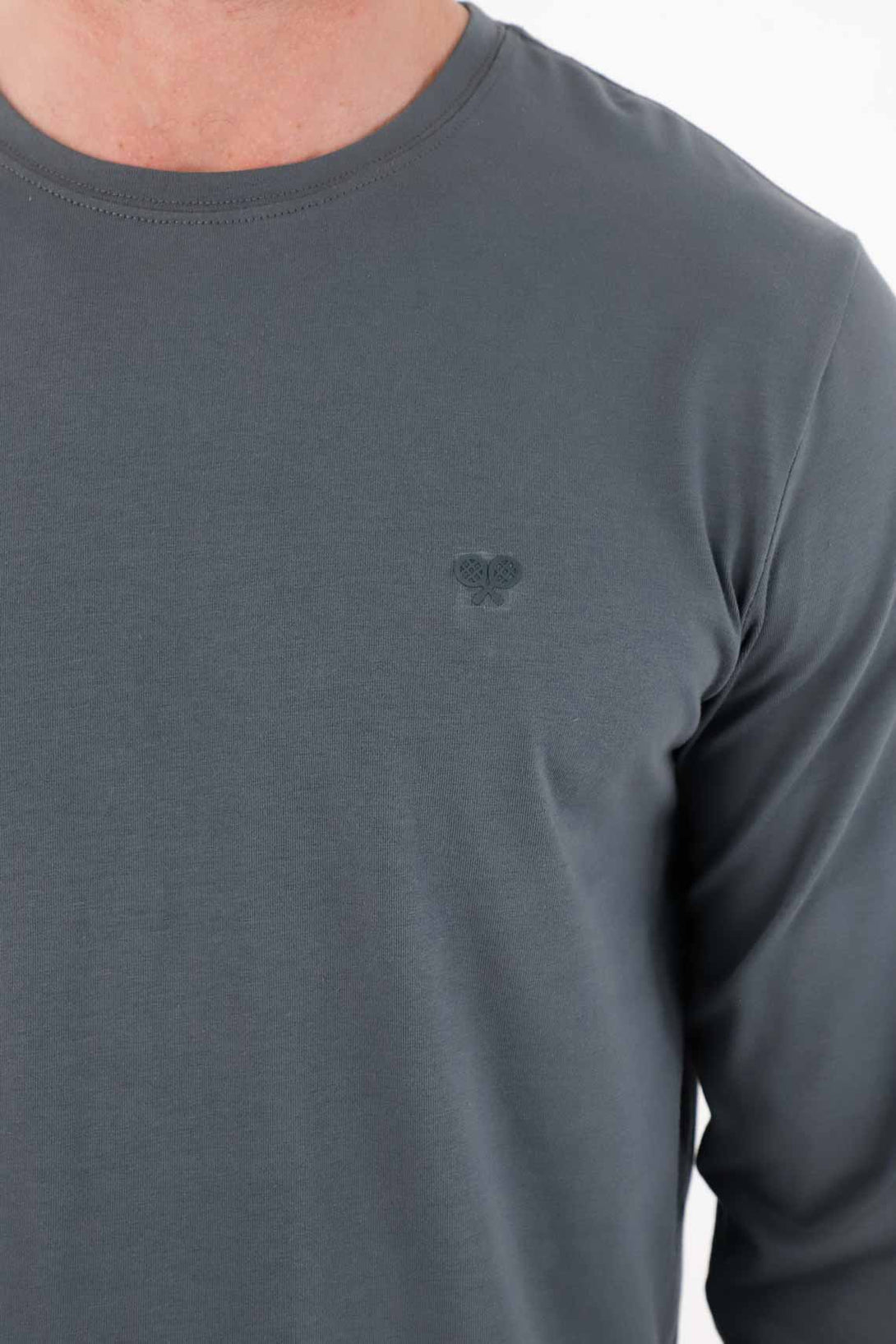 Long Sleeve Blue T-Shirt for Men