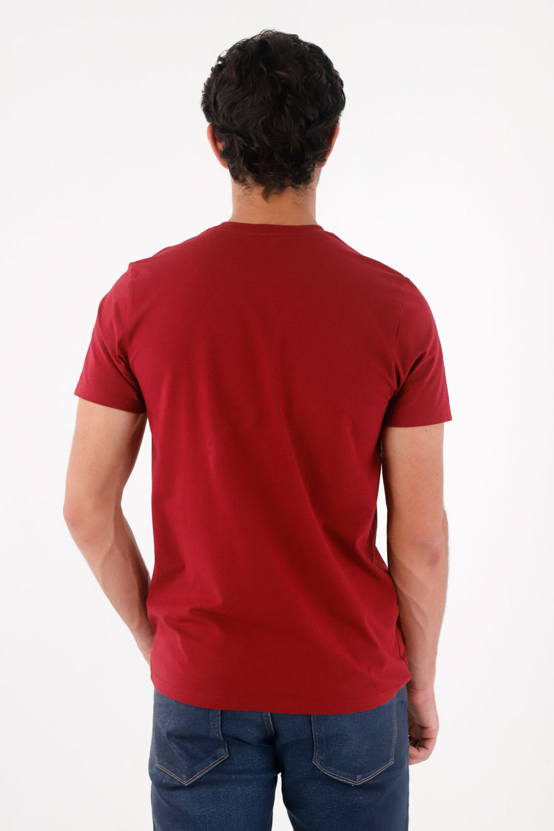 T-Shirt with Mini Red Racket for Men