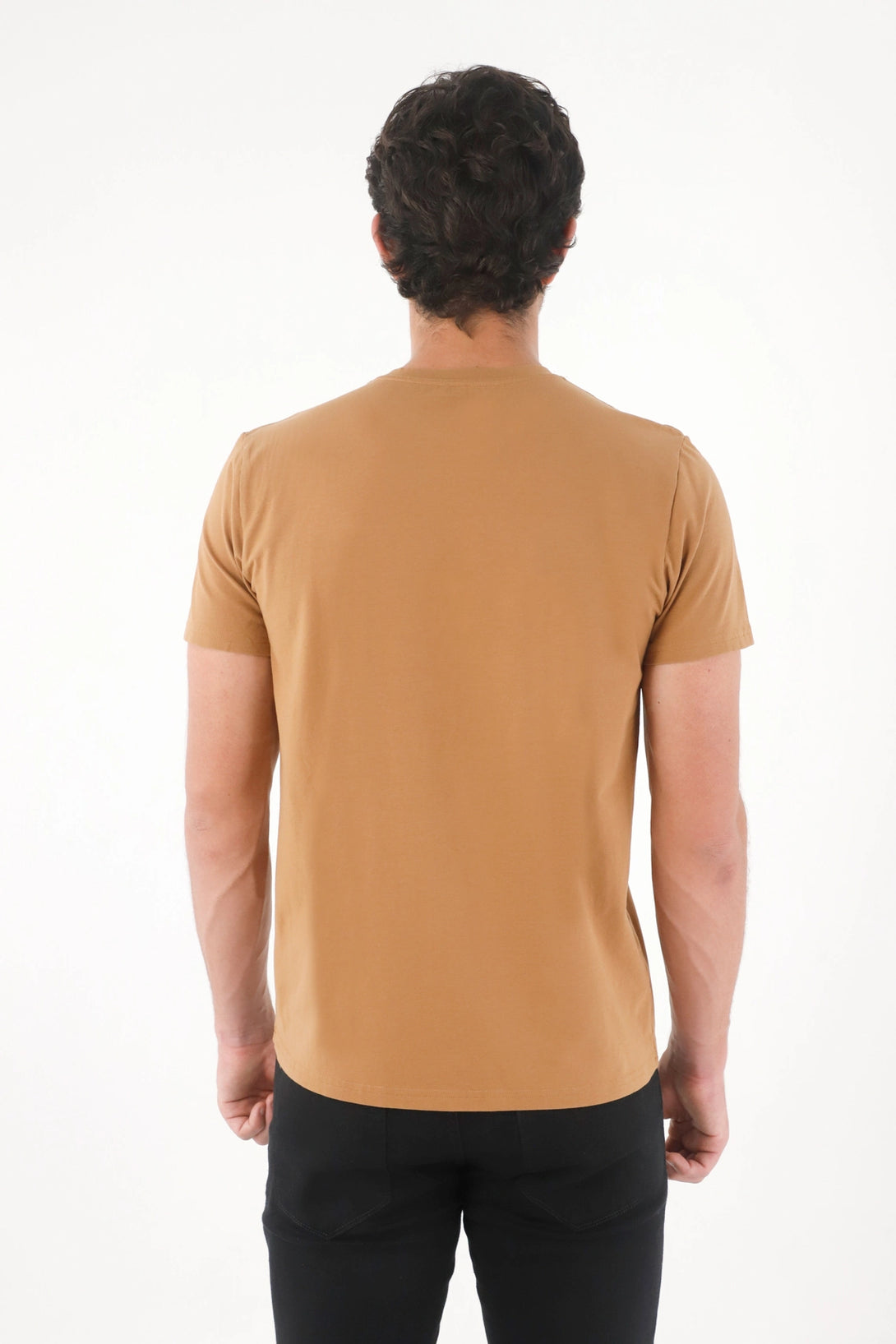 T-Shirt with Mini Brown Racket for Men