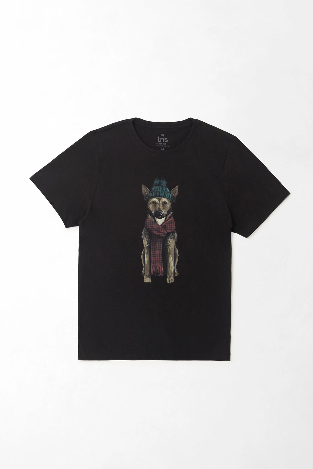 Camiseta con estampado navideño para hombre