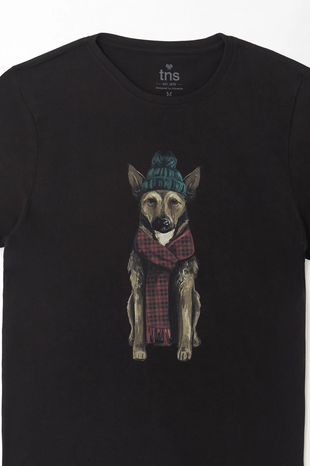 Camiseta con estampado navideño para hombre