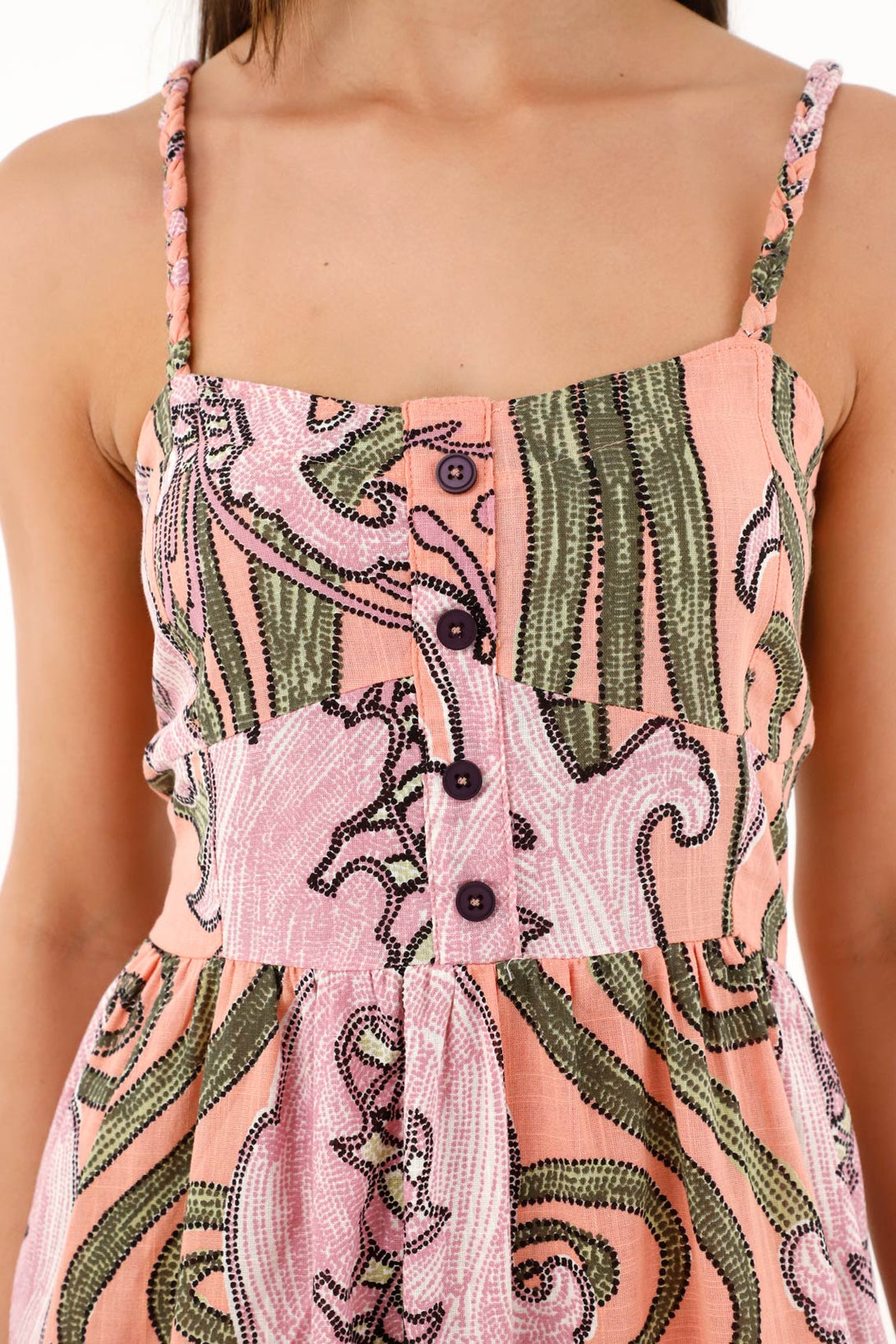 Women's Long Flower Print Dress