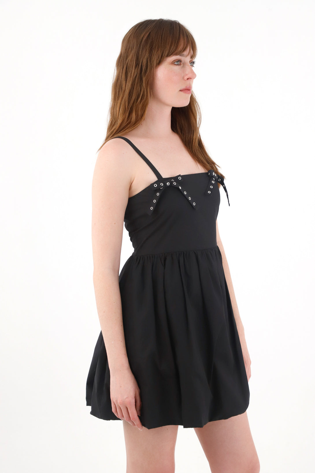 Women's Short Black Bubble Skirt Dress 19-4008 / XL Women's Short Black Bubble Skirt Dress 19-4008 / XL