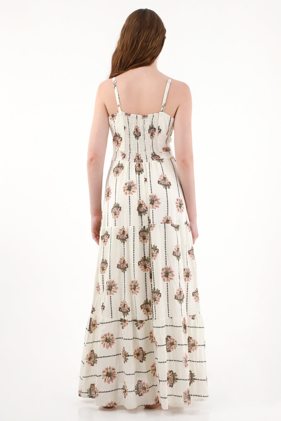 Women's Long Floral Print Dress