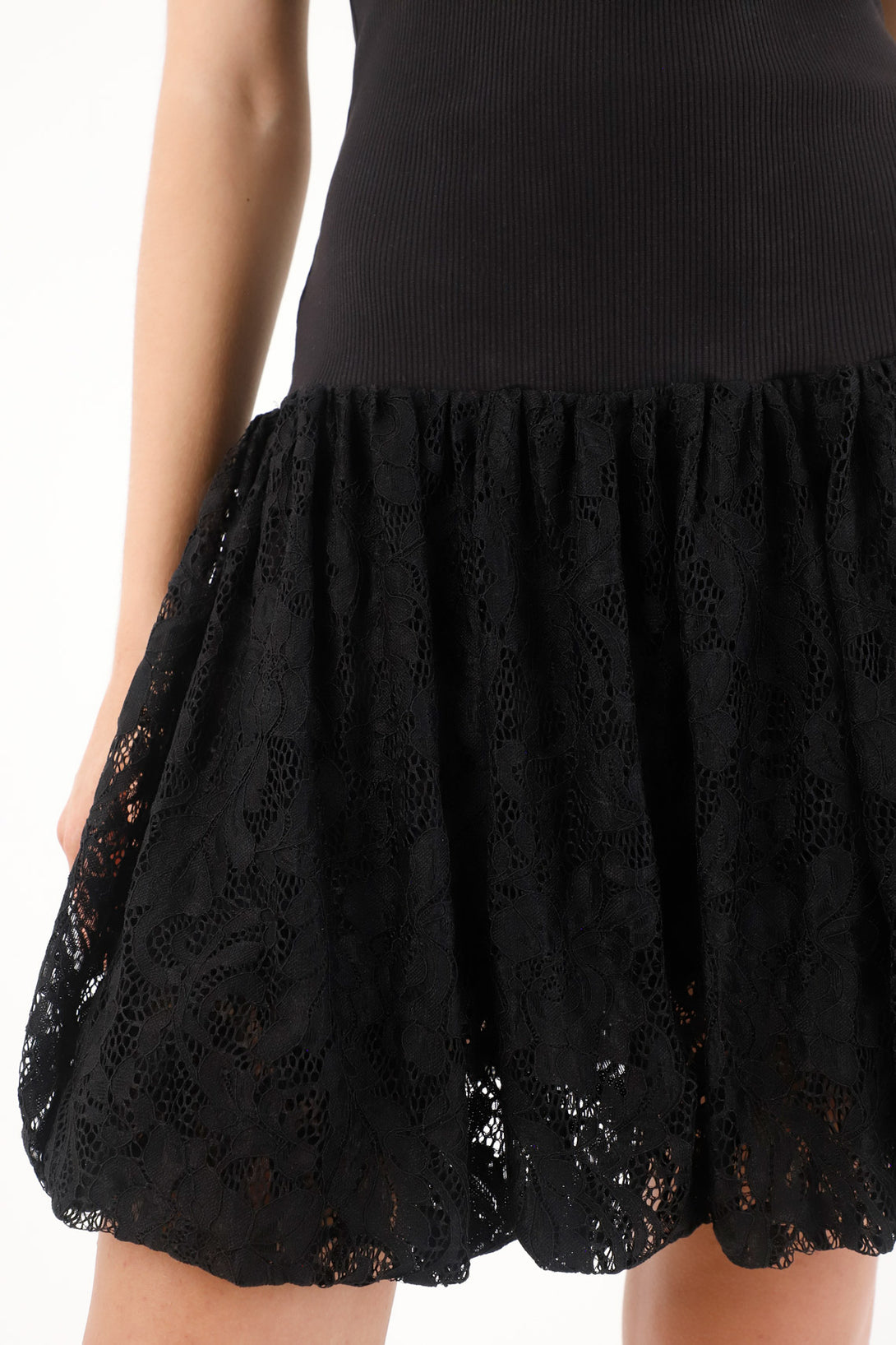 Black Strapless Short Dress for Women