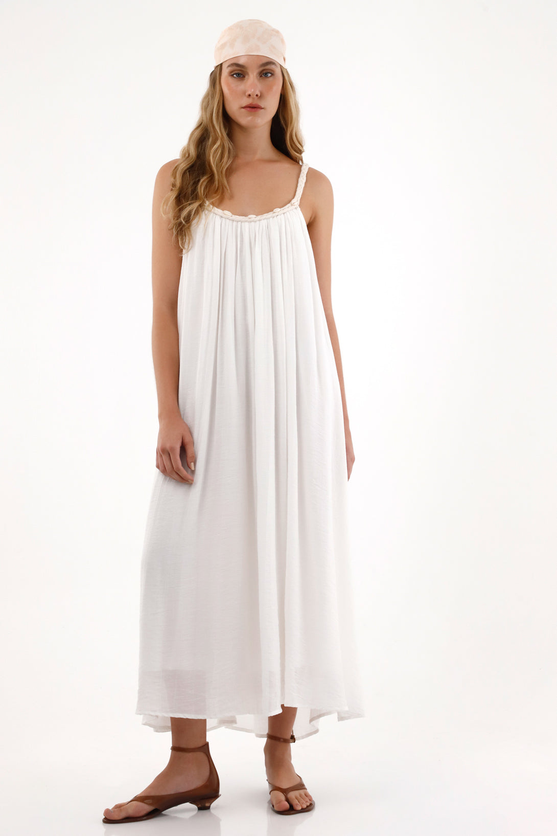 Long Dress with Handmade Detail for Women