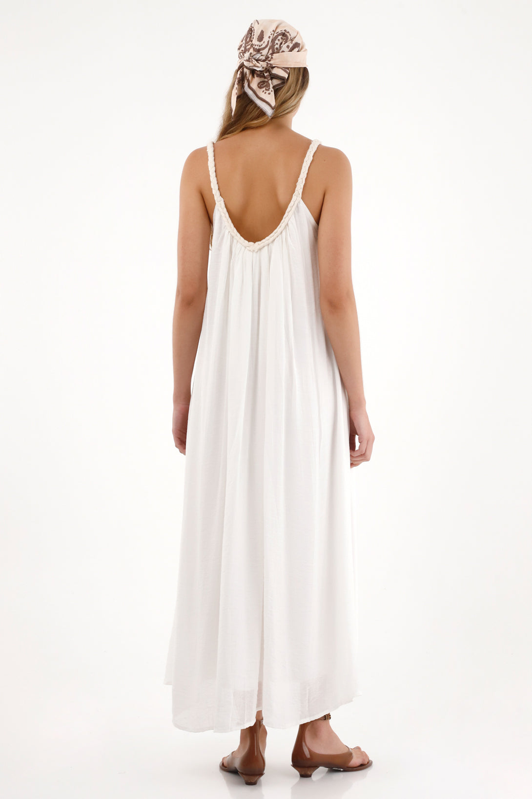 Long Dress with Handmade Detail for Women