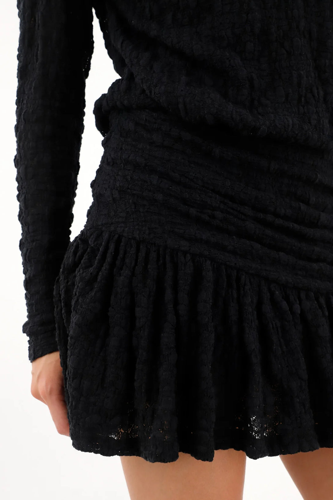 Short Black Lace Dress for Women