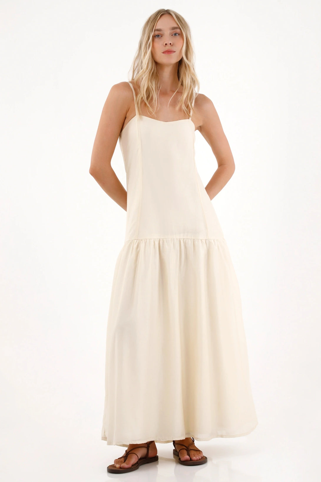 Long Crude Strap Dress for Women