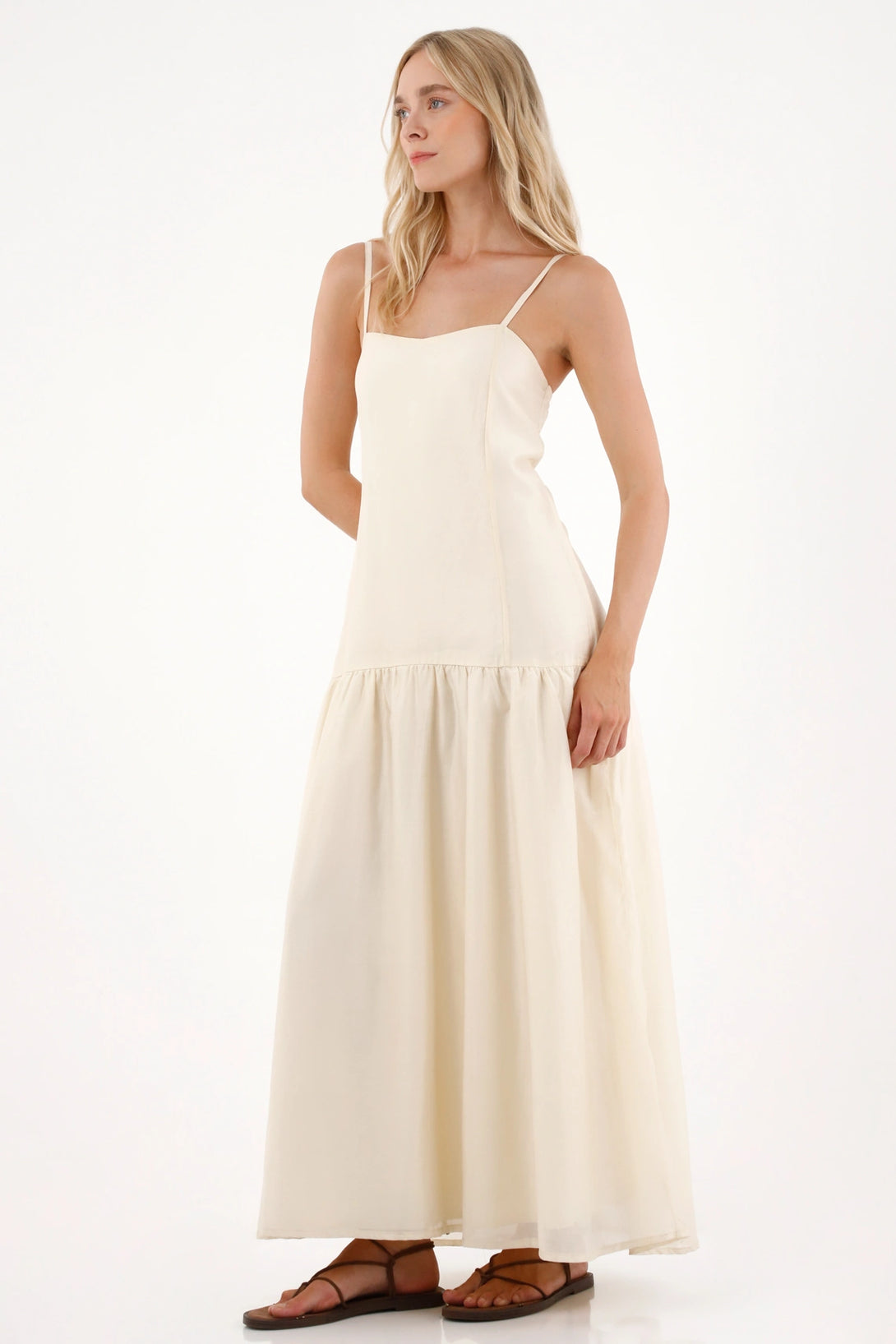 Long Crude Strap Dress for Women