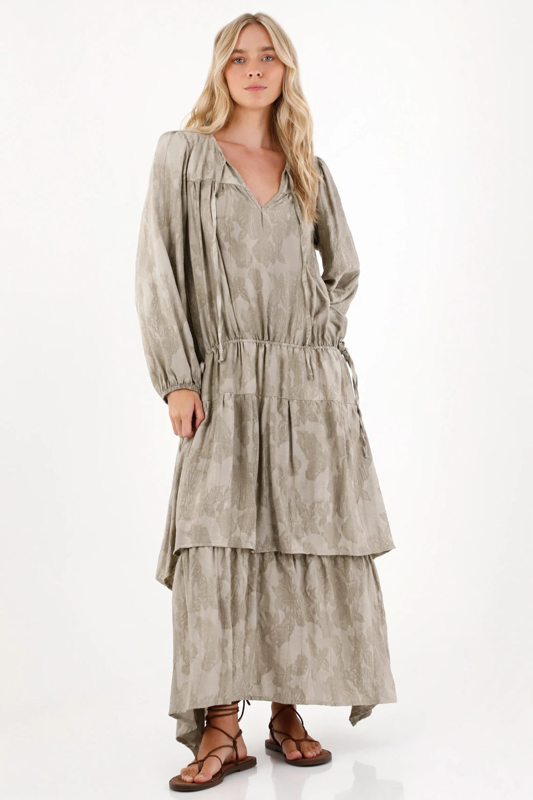 Long Dress with Floral Print for Women